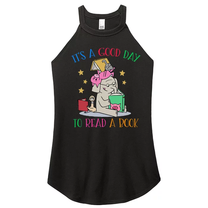 Its A Good Day To Read Bookworm Librarian Book Lover Gift Women’s Perfect Tri Rocker Tank