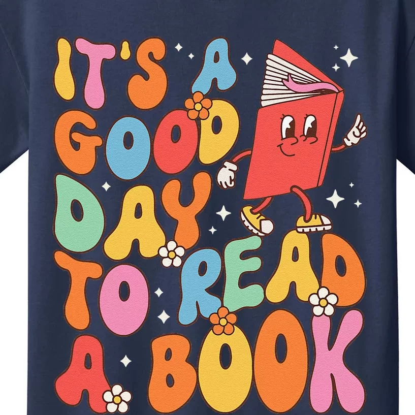 Its A Good Day To Read A Book Librarian Teacher Kids T-Shirt