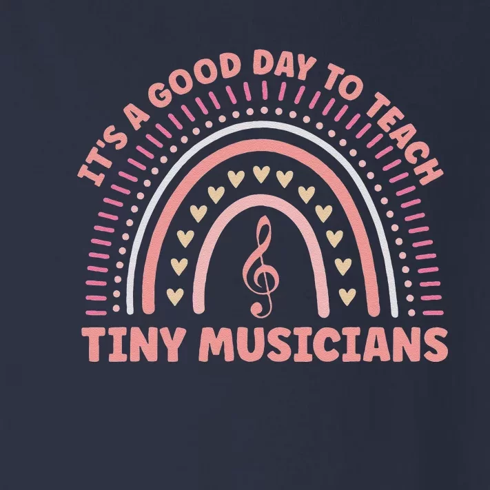 Its A Good Day To Teach Tiny Musicians Music Teacher Rainbow Toddler Long Sleeve Shirt