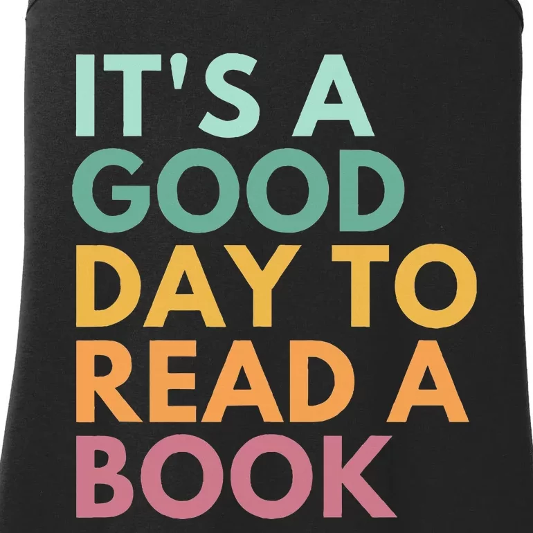 ItS A Good Day To Read A Book Ladies Essential Tank