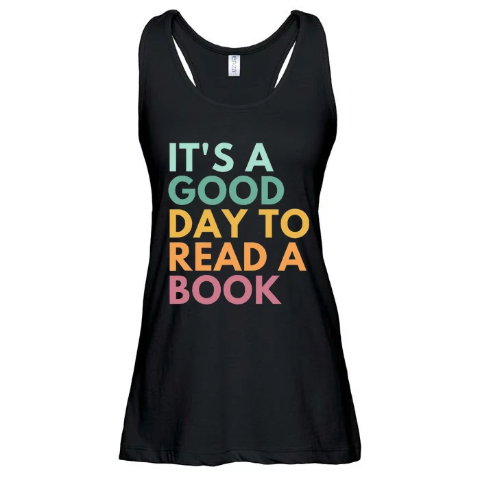 ItS A Good Day To Read A Book Ladies Essential Flowy Tank