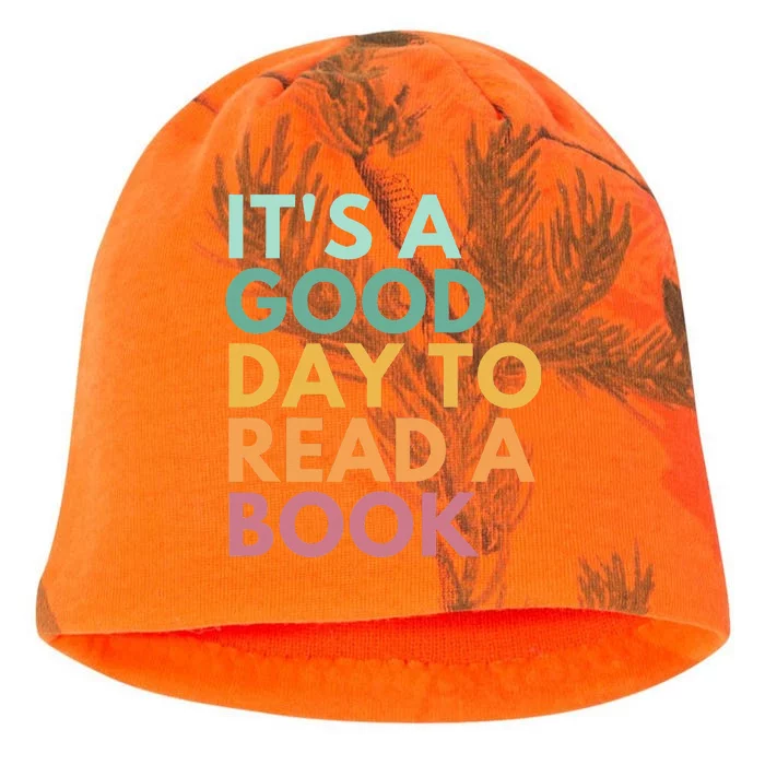 ItS A Good Day To Read A Book Kati - Camo Knit Beanie