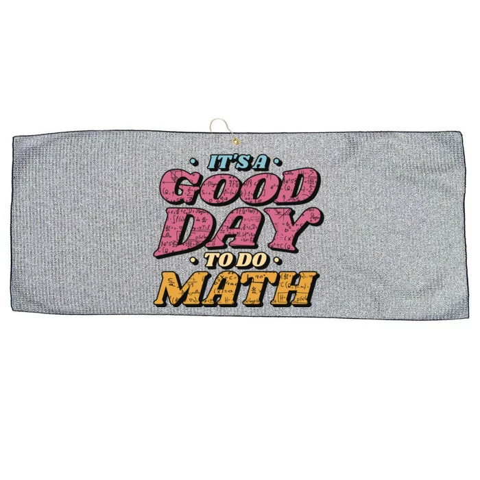 It's A Good Day To Do Math Large Microfiber Waffle Golf Towel