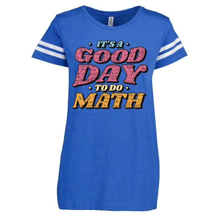 It's A Good Day To Do Math Enza Ladies Jersey Football T-Shirt