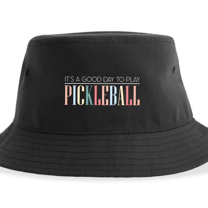 It’S A Good Day To Play Pickleball Sustainable Bucket Hat