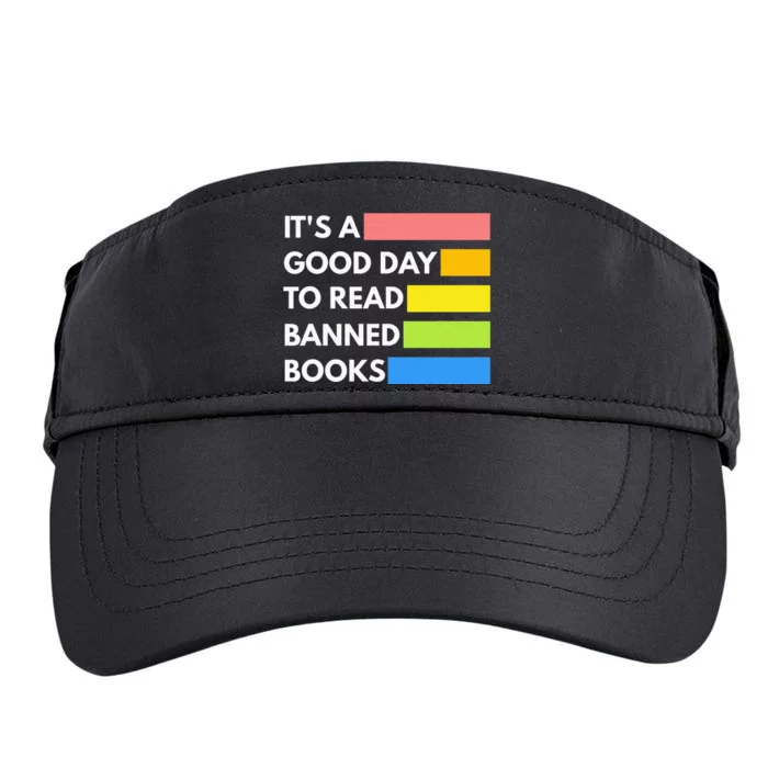 It's A Good Day To Read Banned Books Banned Books Week Gift Adult Drive Performance Visor