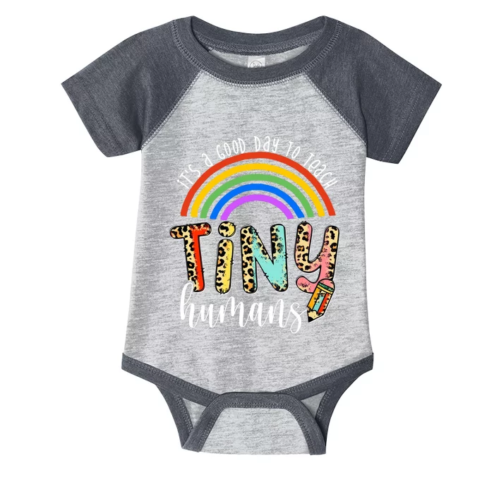 Its A Good Day To Teach Tiny Humans Cute Teacher Infant Baby Jersey Bodysuit