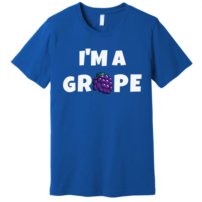 Im A Grape Halloween Grape Costume Premium T-Shirt