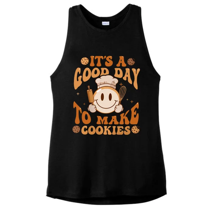 It’S A Good Day To Make Cookie Funny Baking Retro Baker Gift Funny Gift Ladies Tri-Blend Wicking Tank