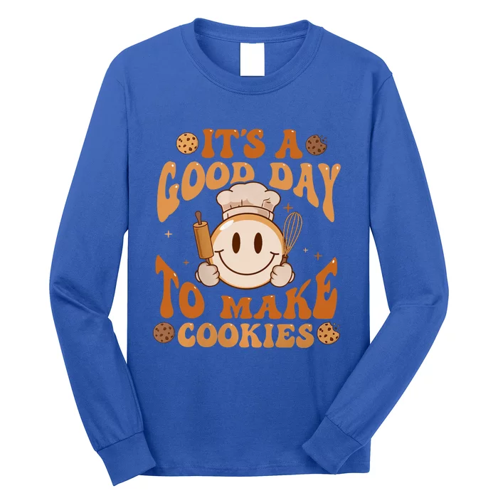 It’S A Good Day To Make Cookie Funny Baking Retro Baker Gift Funny Gift Long Sleeve Shirt