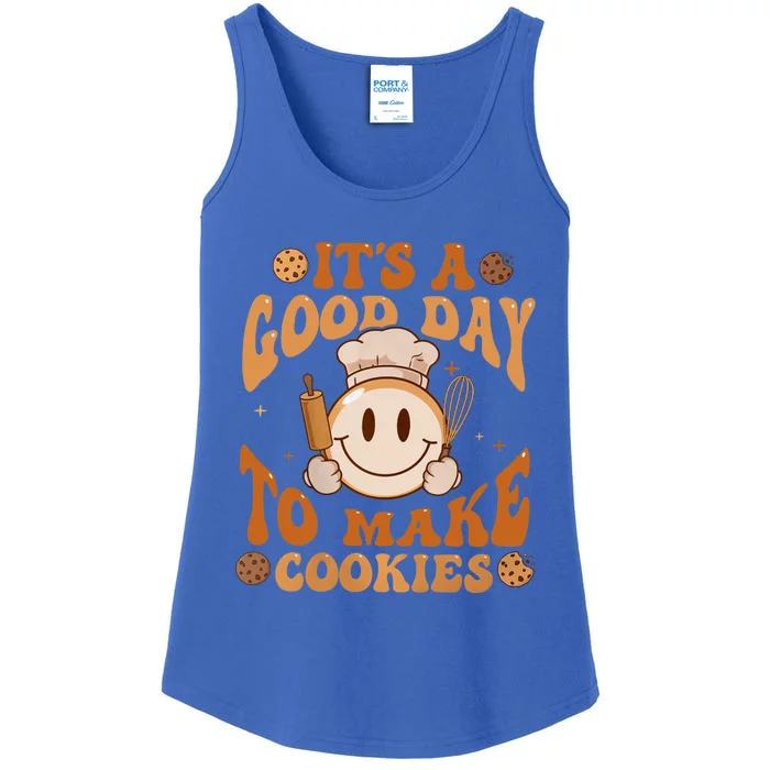 It’S A Good Day To Make Cookie Funny Baking Retro Baker Gift Funny Gift Ladies Essential Tank