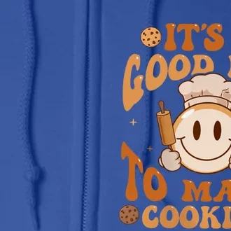 It’S A Good Day To Make Cookie Funny Baking Retro Baker Gift Funny Gift Full Zip Hoodie