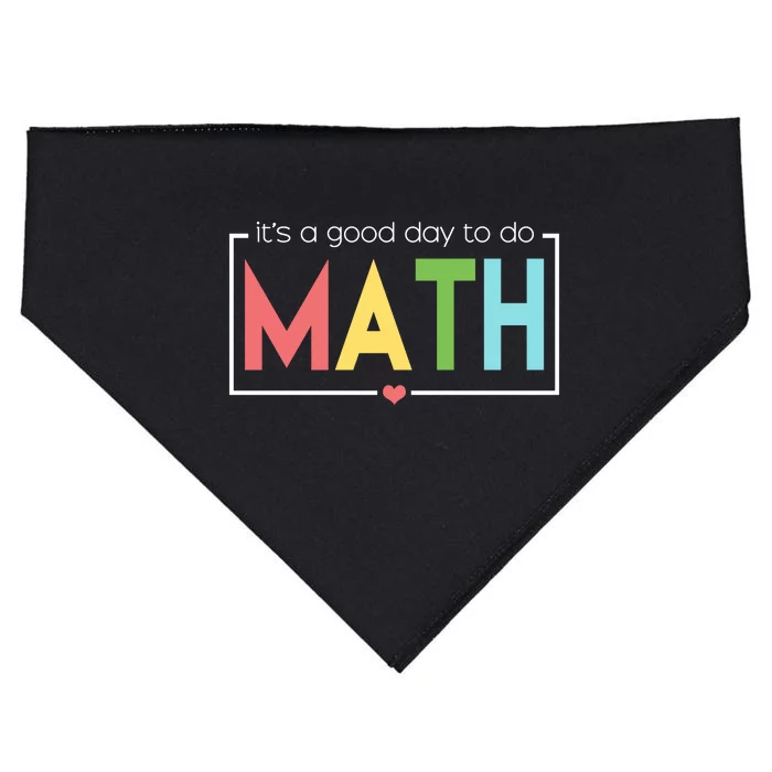 Its A Good Day To Do Math USA-Made Doggie Bandana