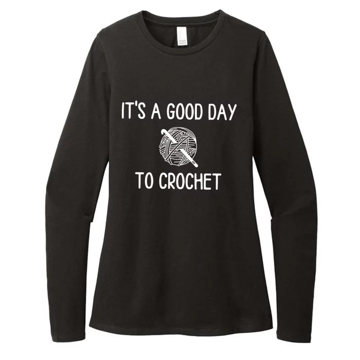 ItS A Good Day To Crochet Womens CVC Long Sleeve Shirt