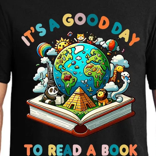 Its A Good Day To Read A Book World Pajama Set