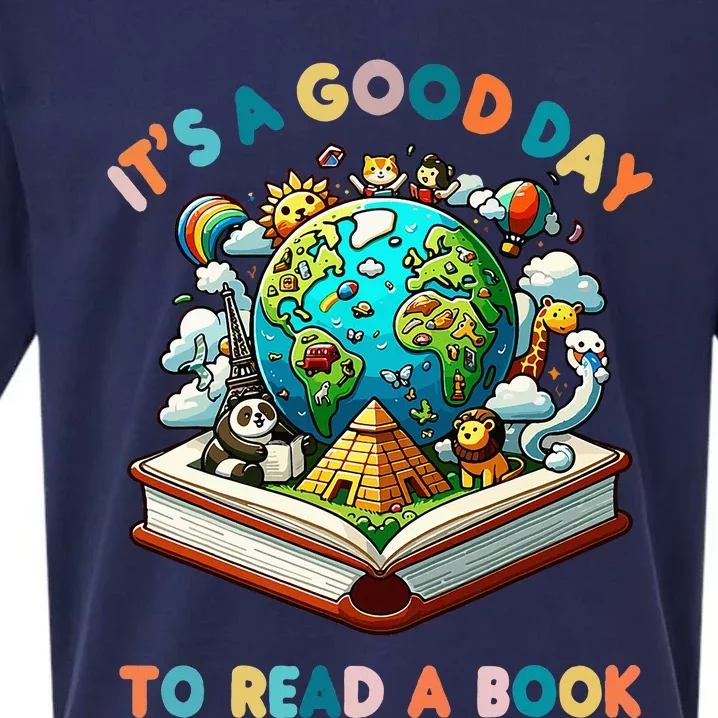 Its A Good Day To Read A Book World Sueded Cloud Jersey T-Shirt