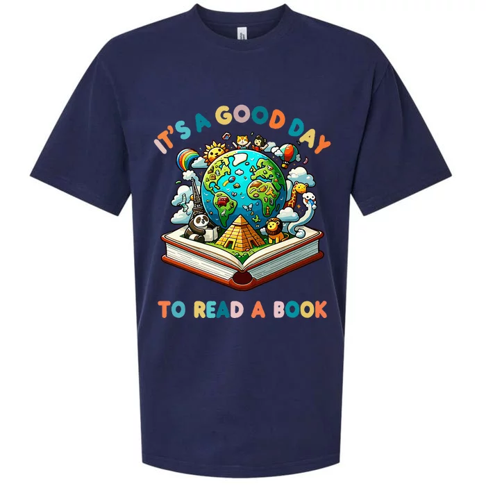 Its A Good Day To Read A Book World Sueded Cloud Jersey T-Shirt