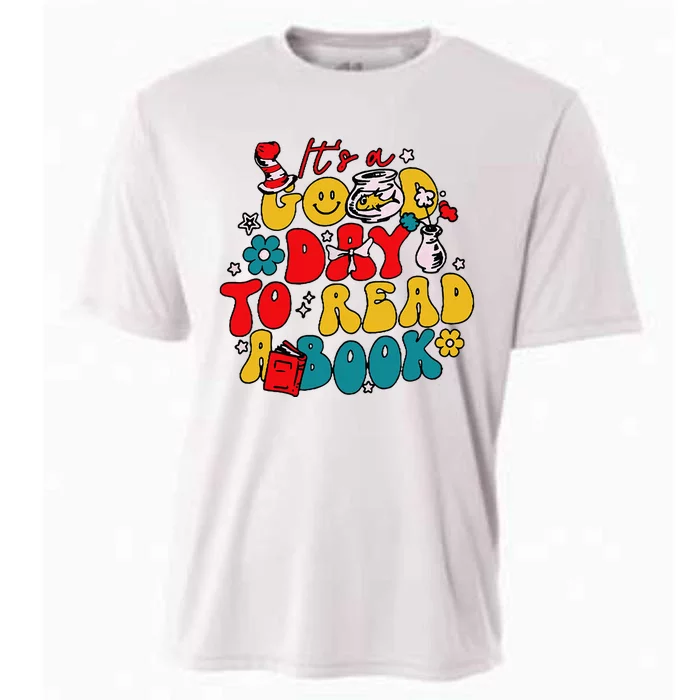 Its A Good Day To Read A Book Reading Day Cooling Performance Crew T-Shirt