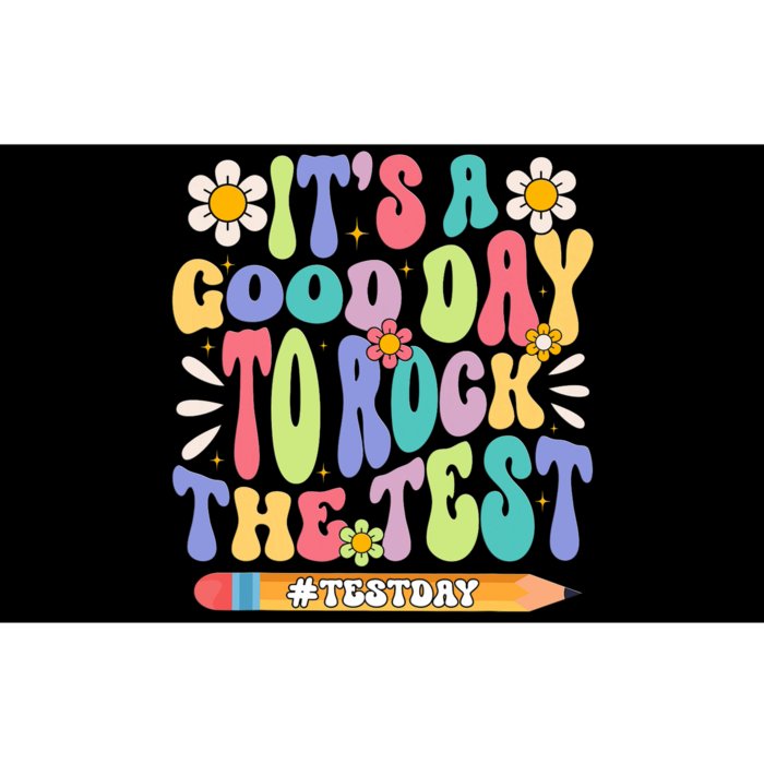 ItS A Good Day To Rock The Test Groovy Testing Motivation Bumper Sticker