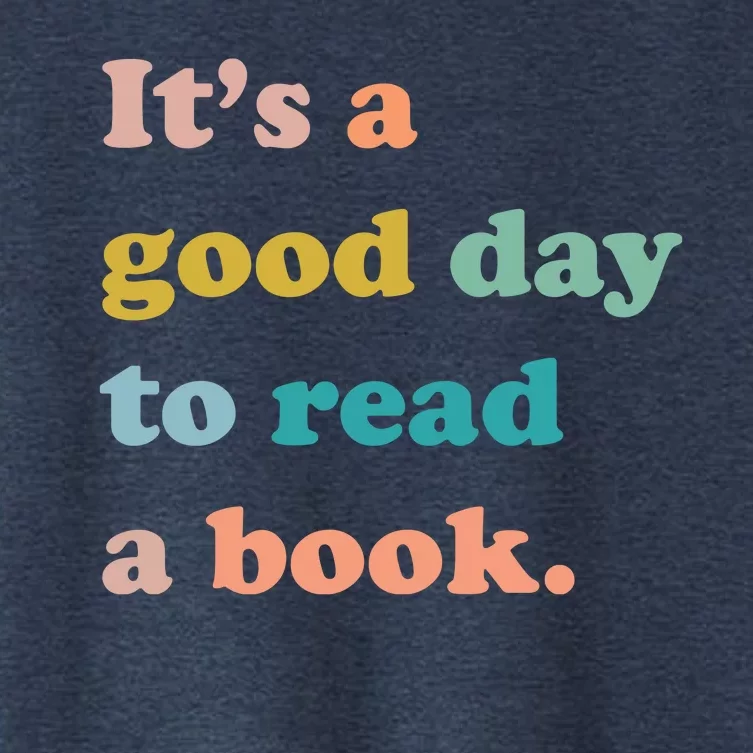 It's A Good Day To Read A Book Women's Crop Top Tee