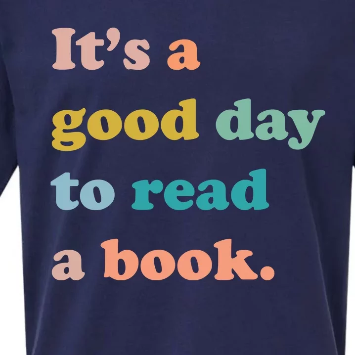 It's A Good Day To Read A Book Sueded Cloud Jersey T-Shirt