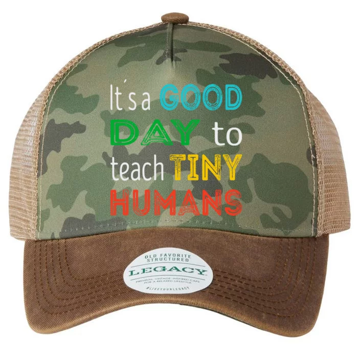 It's A Good Day To Teach Tiny Hu Gift Legacy Tie Dye Trucker Hat