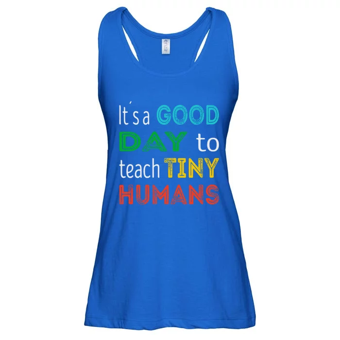 It's A Good Day To Teach Tiny Hu Gift Ladies Essential Flowy Tank