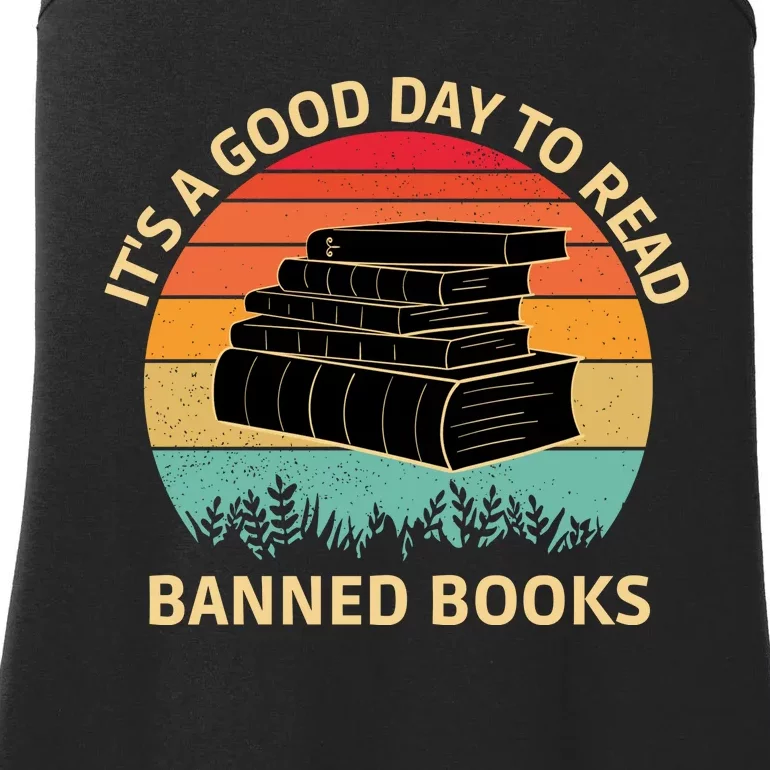 It's A Good Day To Read Banned Books Ladies Essential Tank