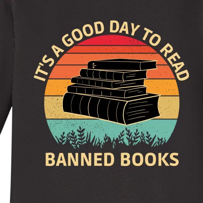 It's A Good Day To Read Banned Books Baby Long Sleeve Bodysuit