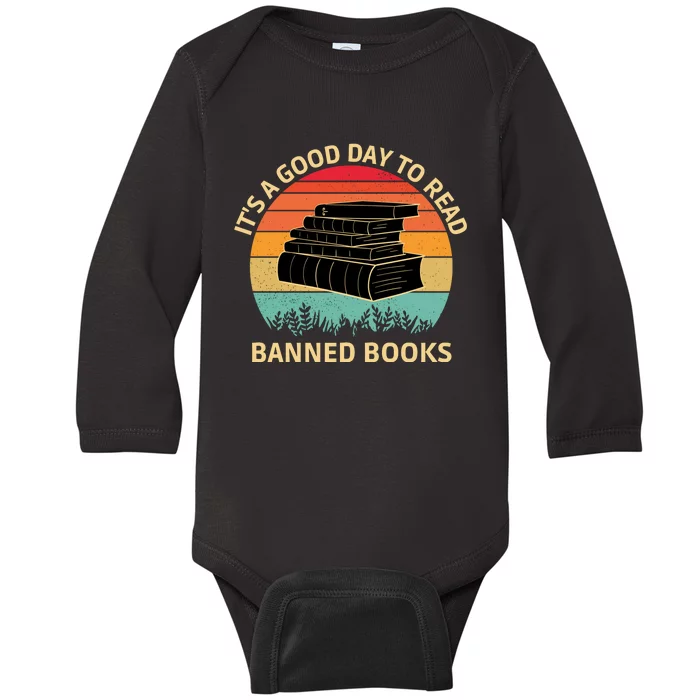 It's A Good Day To Read Banned Books Baby Long Sleeve Bodysuit