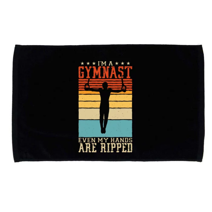 IM A Gymnast Even My Hands Are Ripped Gymnastic Microfiber Hand Towel