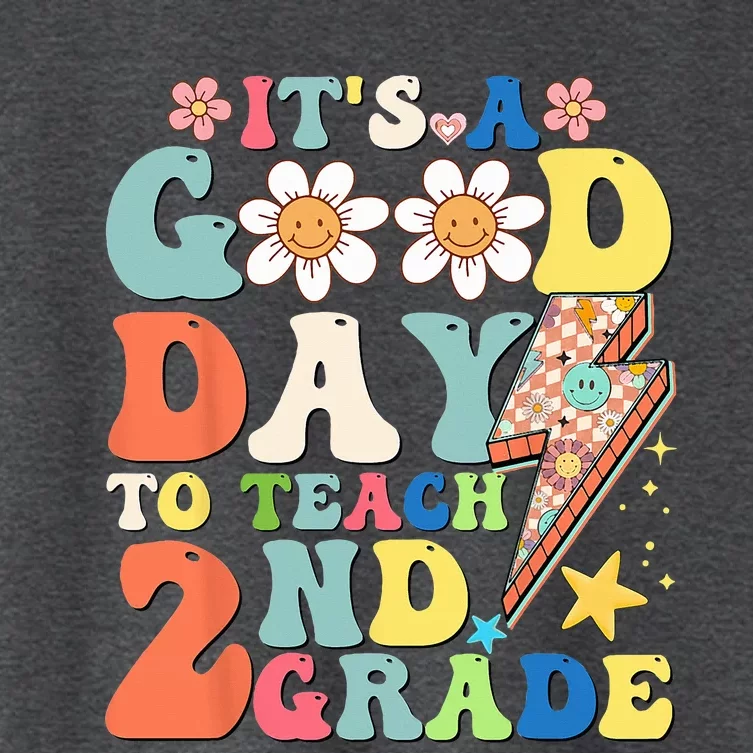 Its A Good Day To Teach Second Grade 2nd Grade Teacher Women's Crop Top Tee