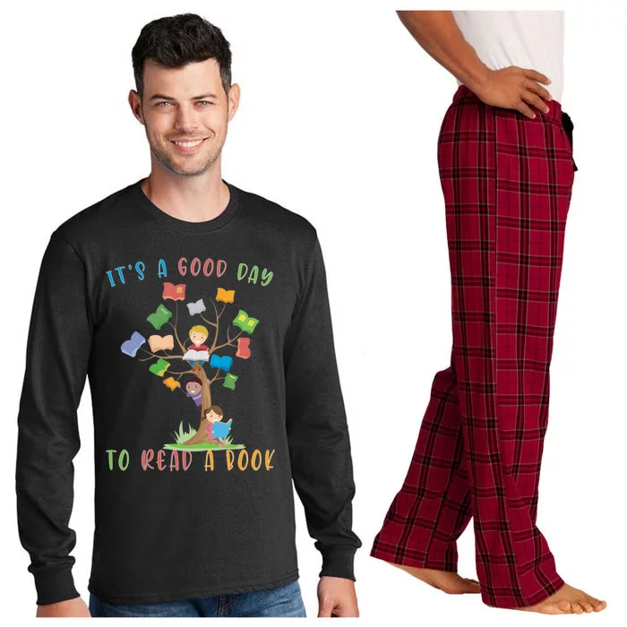 It's A Good Day To Read A Book Bookworm Meaningful Gift Long Sleeve Pajama Set