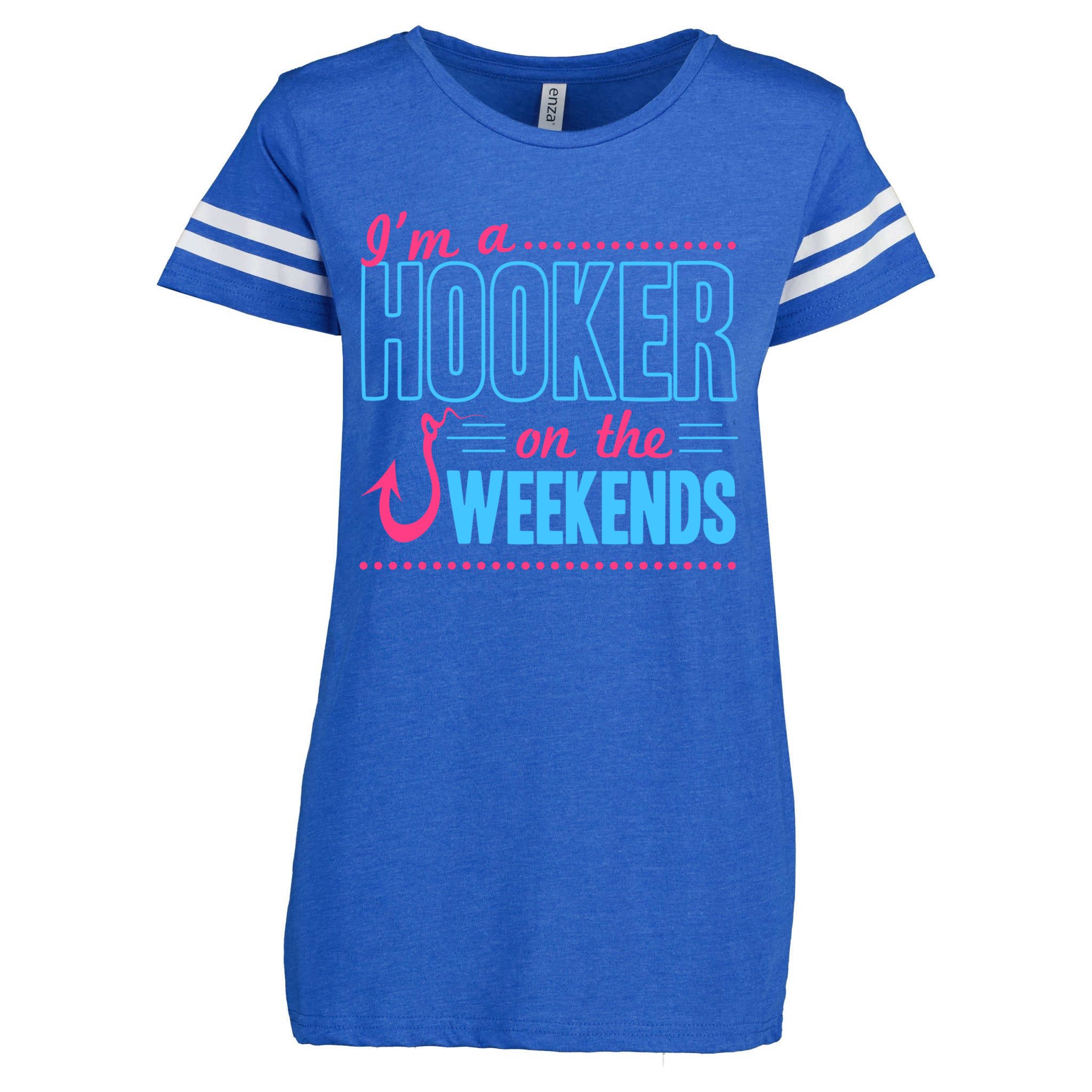 Funny fishing, I'm a Hooker on the weekend, Fishing Gift, Fly