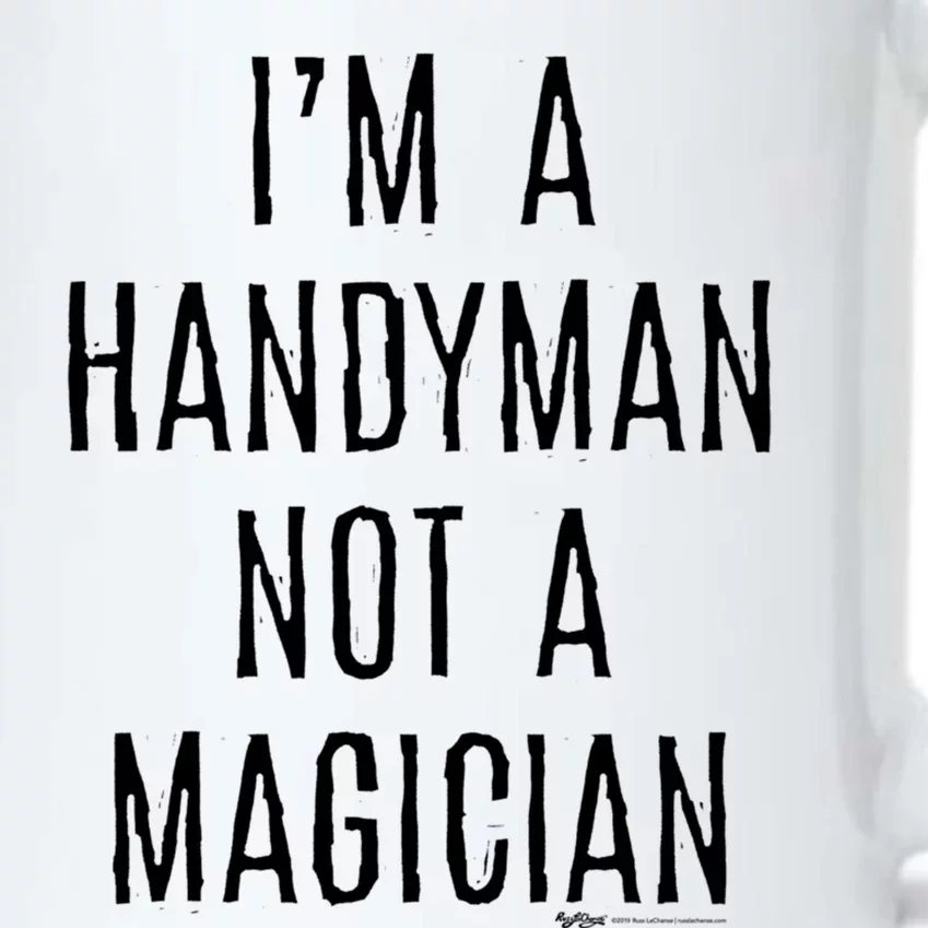 Im A Handy Not A Magician Gift Black Color Changing Mug