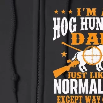 I'm A Hog Hunting Dad Boar Hunting Wild Hog Hunter Full Zip Hoodie