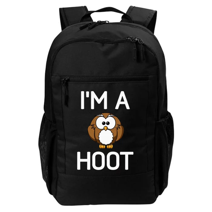 Im A Hoot Owl Pun Funny Jokes Sarcastic Sayings. Daily Commute Backpack