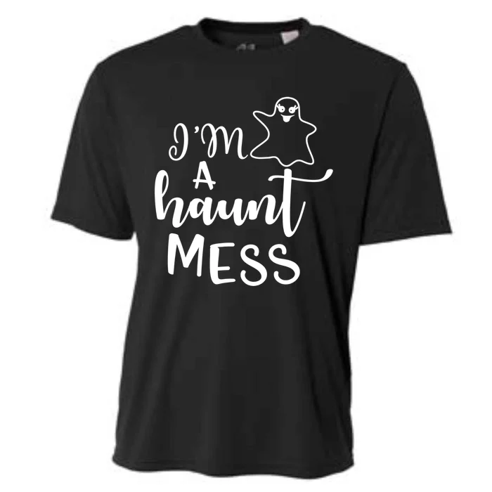 I'm A Haunt Mess Halloween Halloween Hallowen Mom Gift Cooling Performance Crew T-Shirt