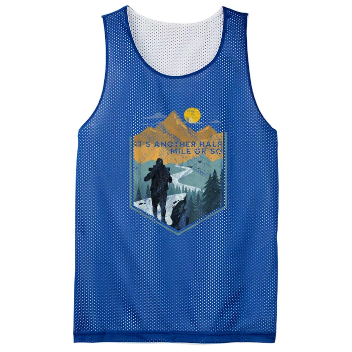 Its Another Half Mile Or So Mountain Hiking Mesh Reversible Basketball Jersey Tank