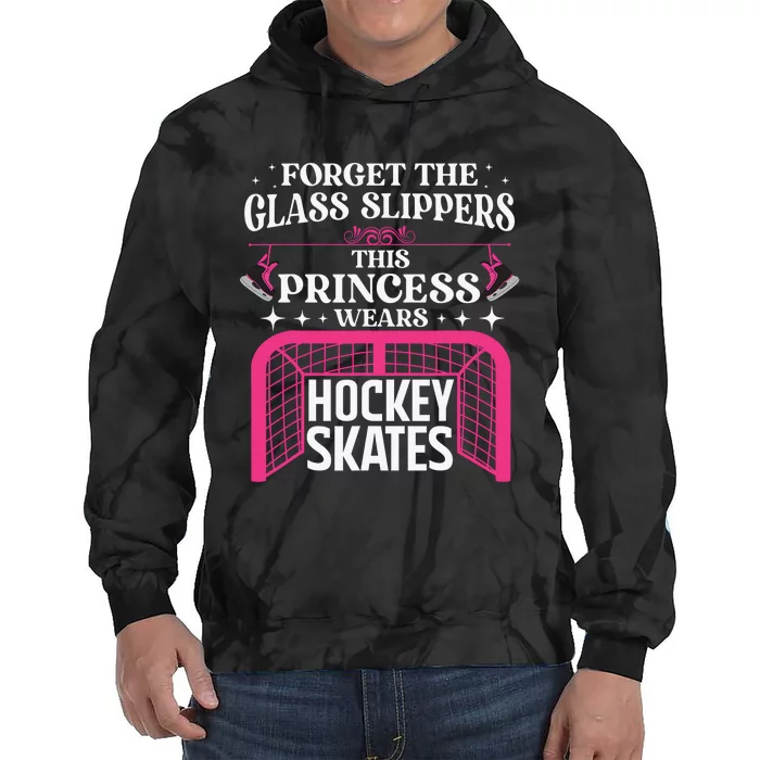 I'm A Hockey  Puck Winter Sports Ice Hockey Lover Tie Dye Hoodie