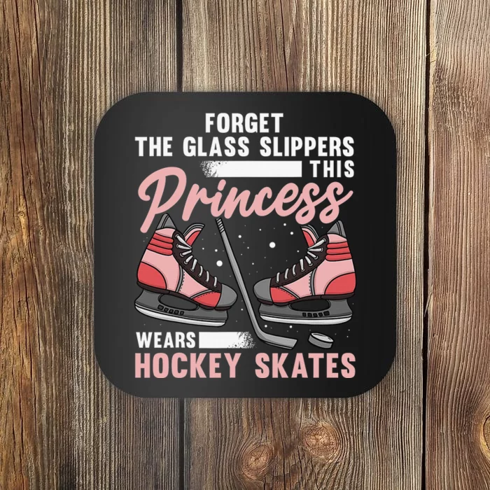 I'm A Hockey  Puck Winter Sports Ice Hockey Lover Coaster