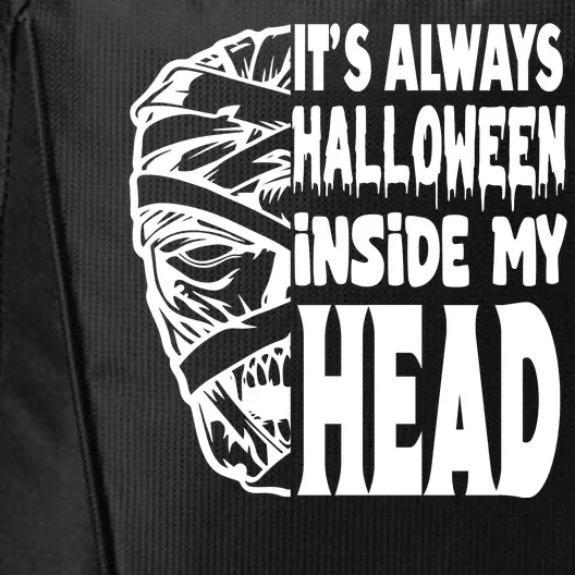 Its Always Halloween Inside My Head Zombie City Backpack