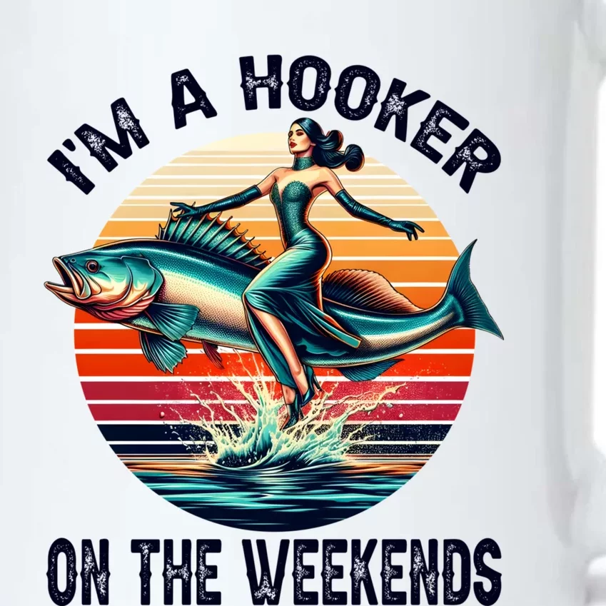 IM A Hooker On The Weekends Funny Fishing Dirty Adult Jokes Black Color Changing Mug