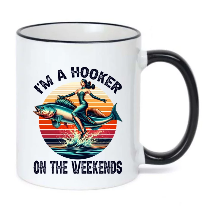 IM A Hooker On The Weekends Funny Fishing Dirty Adult Jokes Black Color Changing Mug