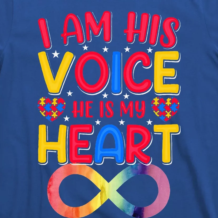 I Am His Voice He Is My Heart T-Shirt