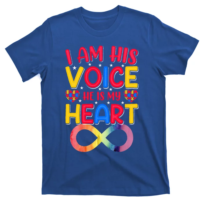 I Am His Voice He Is My Heart T-Shirt