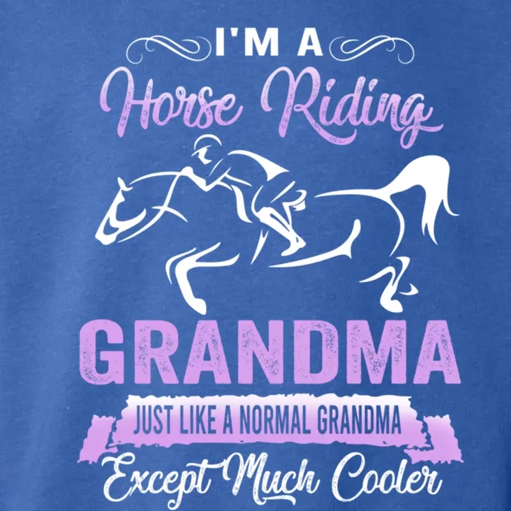 I'm A Horse Riding Grandma Derby Horse Racing Derby Day Funny Gift Toddler Hoodie