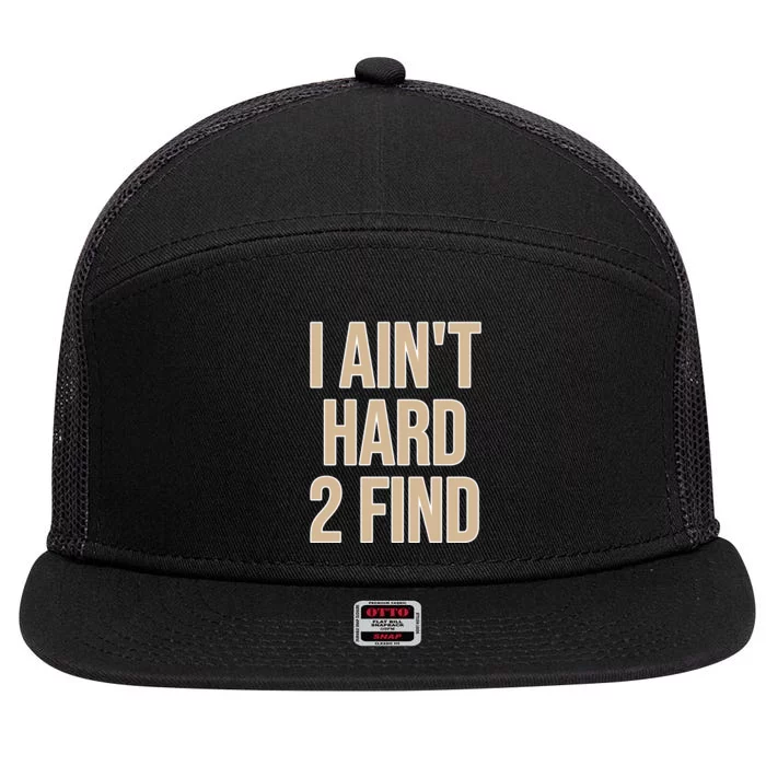 I Aint Hard 2 Find Buffaloes Football 7 Panel Mesh Trucker Snapback Hat