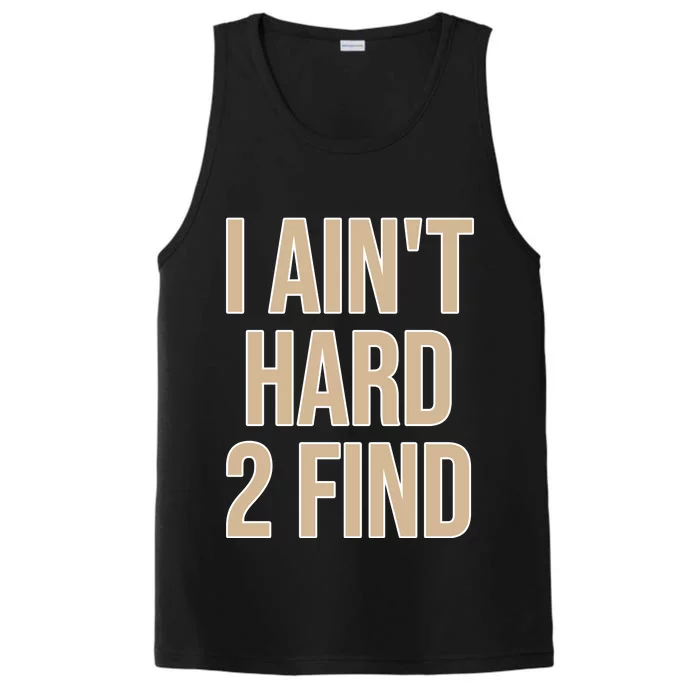 I Aint Hard 2 Find Buffaloes Football Performance Tank