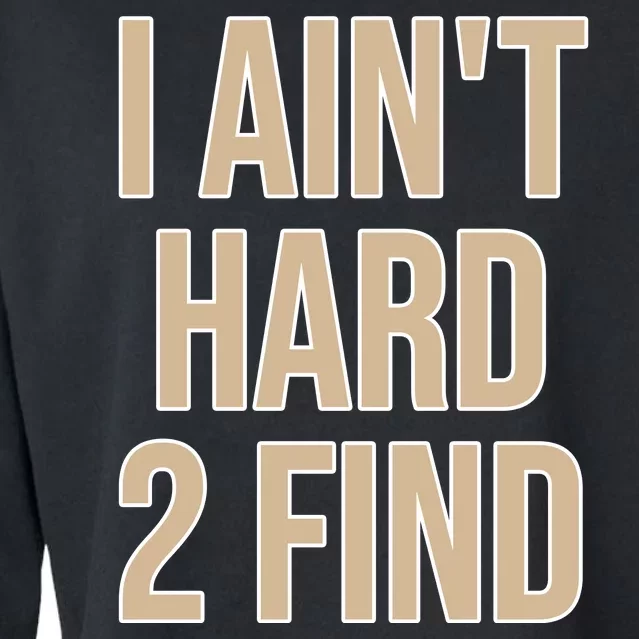 I Aint Hard 2 Find Buffaloes Football Cropped Pullover Crew